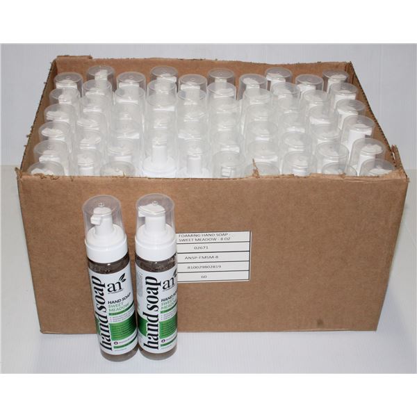 FULL CASE OF 60 SWEET MEADOW 8-OZ FOAMING HAND