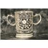 Image 1 : Antique Silver Lusterware Double Handled Mug