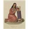 Image 2 : McKenney & Hall Hand Colored Lithograph, "Chippeway Squaw and Child"