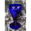 Image 2 : Six Cobalt Blue Crystal Goblets