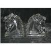 Image 2 : Pair of Glass Horse Head Bookends, Probably by Federal.