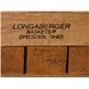 Image 5 : Longaberger Footed Magazine Basket, Signed