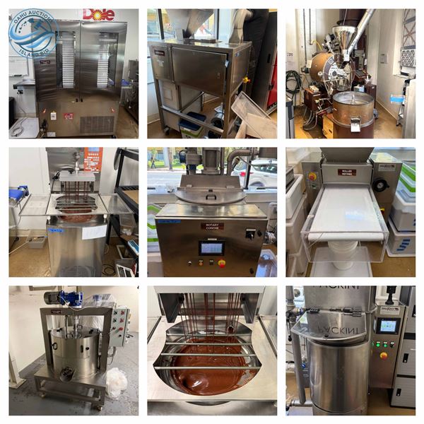 Bean to Bar Chocolate Production Line - Includes 8 Pieces of Equipment