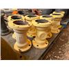 Image 8 : Qty 14 Ductile Iron Pipe Fittings, Misc Sizes