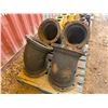 Image 2 : Qty 4 Ductile Iron 12” 1/8 MJ X MJ Pipe Fittings