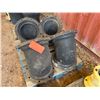 Image 3 : Qty 4 Ductile Iron 12” 1/8 MJ X MJ Pipe Fittings