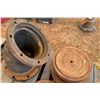 Image 4 : Qty 5 Street Survey Monuments, Misc Sizes & 1 Ductile Iron Pipe Fitting