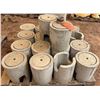 Image 1 : Qty 20 Concrete Water Valve Boxes 10" Dia, 12"H