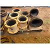 Image 3 : Qty 7 Ductile Iron Pipe Fittings, Misc Sizes