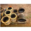 Image 4 : Qty 7 Ductile Iron Pipe Fittings, Misc Sizes