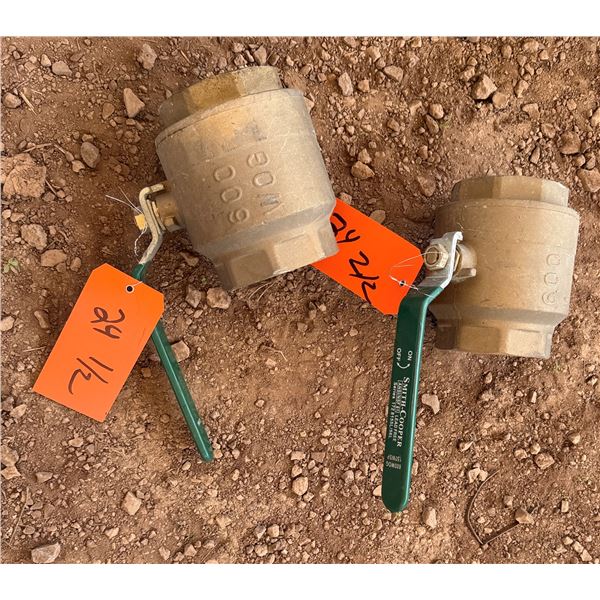 Qty 2 Smith Cooper Ball Valves
