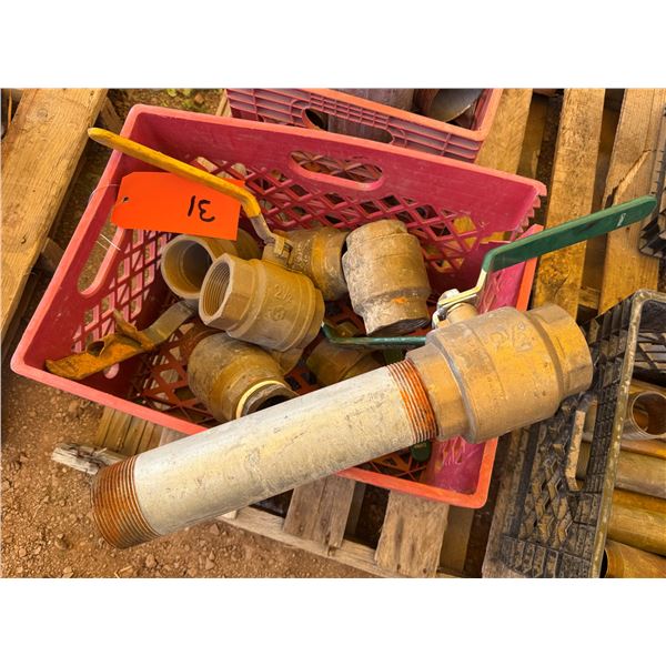 Qty 6 Ball Valves 2-1/2"