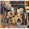 Image 1 : Multiple Curb Stops & Check Valves, Misc Sizes