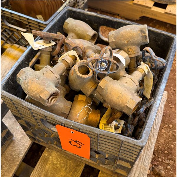 Multiple Nibco 1" Gate Valves