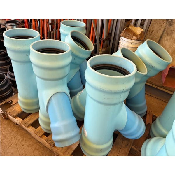Multiple Specified Fittings 5892086  8x6 DR18 PVC Wye Fittings