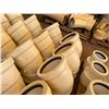 Image 3 : Qty 16 White 45-Degree 6" Sewer & Drain Elbow Fittings