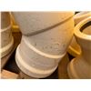 Image 6 : Qty 16 White 45-Degree 6" Sewer & Drain Elbow Fittings