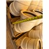 Image 9 : Qty 16 White 45-Degree 6" Sewer & Drain Elbow Fittings