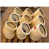 Image 1 : Qty 9 White 45-Degree CL-150 Sewer & Drain Elbow Fittings