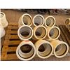 Image 2 : Qty 9 White 45-Degree CL-150 Sewer & Drain Elbow Fittings