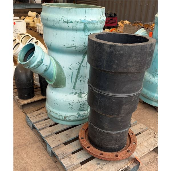 Ipex Wye Fitting & Reducer Flange, Misc Sizes