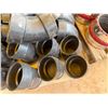 Image 6 : Multiple Black ABS Couplings, Pipe Fittings, Caps, etc, Misc Sizes