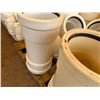 Image 6 : Qty 7 White 8" x 6" Wye Fittings