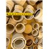 Image 11 : Multiple White Reducers, Adapters, Pipe Fittings, etc, Misc Sizes