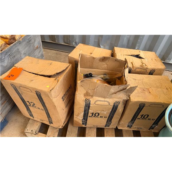 Qty 5 Boxes Romac Industries Wide Range Couplings, Misc Sizes