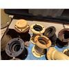 Image 2 : Multiple Ductile Iron Boss T, 90's & 45's Fittings,  Caps, etc, Misc Sizes