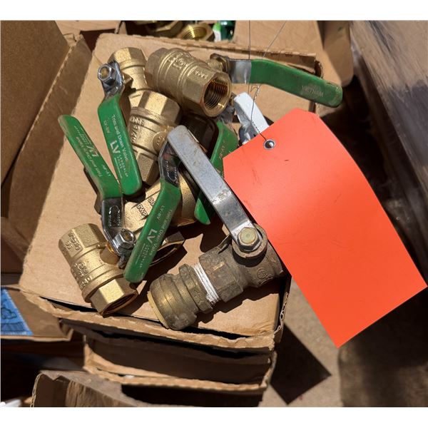Multiple 3/4" Ball Valves