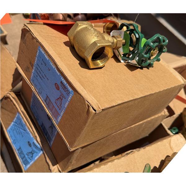 Multiple Nibco HydroPure T113-LF Gate Valves
