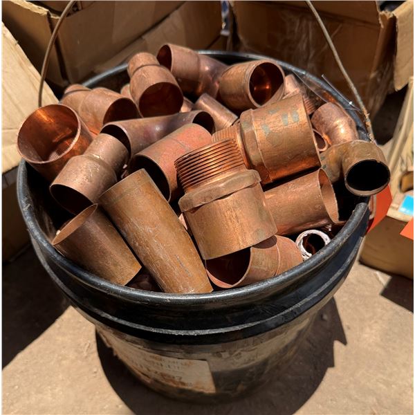 Multiple Copper Adapters, Elbows, Couplings, Pipe Fittings, etc, Misc Sizes