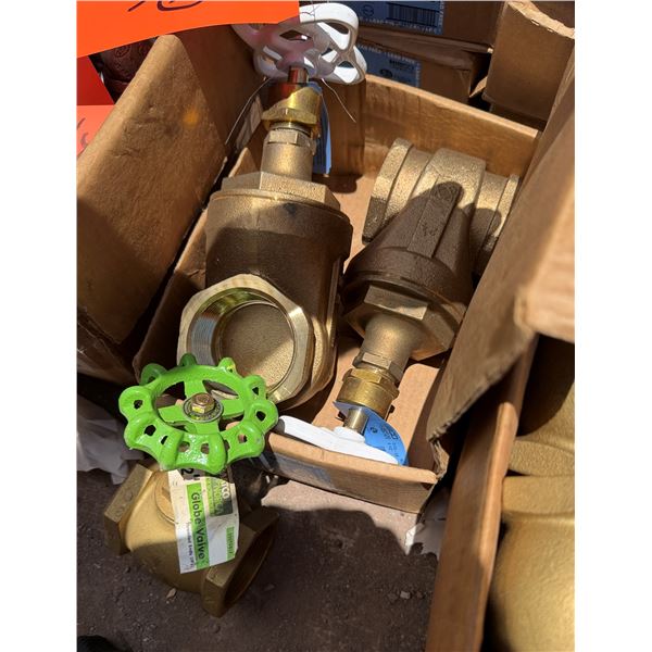 Multiple Nibco Gate Valves, Misc Sizes