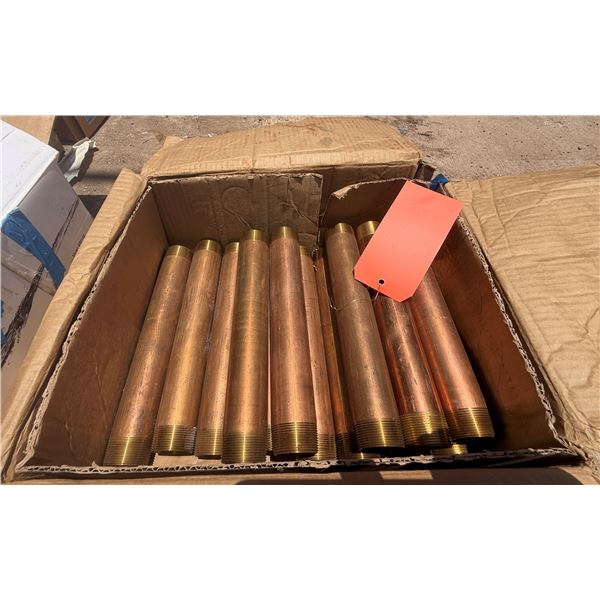 Multiple 1-1/2" Brass Threaded Nipples