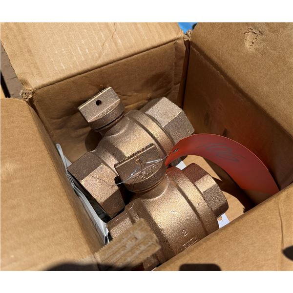 Qty 2 Curb Stops 2"