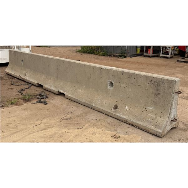 Precast Concrete Barrier 236" x 24" (widest) x 33"H