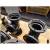 Image 8 : Multiple Ductile Iron T's Pipe Fittings, Misc Sizes & Reducer
