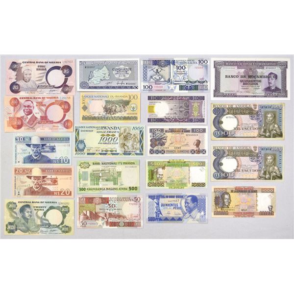 Africa, Another Assortment of Issued Attractive Banknotes, ND (1976 - Old date 1967) to 2006