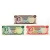 Image 1 : Bahamas Monetary Authority and Central Bank of the Bahamas, L.1968 to L.1974, Issued Banknote Trio.
