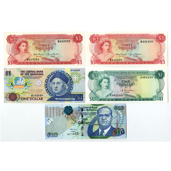 Bahamas. Bahamas Monetary Authority & Central Bank of the Bahamas, L.1968 to 2009, Issued Banknote A