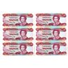 Image 1 : Bahamas. Central bank of the Bahamas, L.1974 (1984), Issued Banknote Assortment.