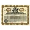 Image 1 : China. Shanghai Telephone Co. 1933 Specimen 6% Registered Silver Dollar Bond