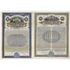 Image 1 : Costa Rica. Republic of Costa Rica, 1926 and 1927, Specimen Bond Pair.