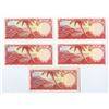 Image 2 : East Caribbean States. East Caribbean Currency Authority, ND (1965), Issued Banknote Assortment.