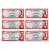 Image 1 : East Caribbean States. East Caribbean Currency Authority, ND (1965), Issued Banknote Assortment.