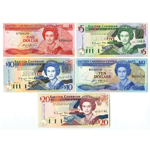 East Caribbean States. Eastern Caribbean Central Bank, ND (1985-88) to ND (2003), Issued Banknote As