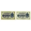 Image 1 : Falkland Islands. Government of the Falkland Islands, 1974 & 1982, Issued Banknote Pair.