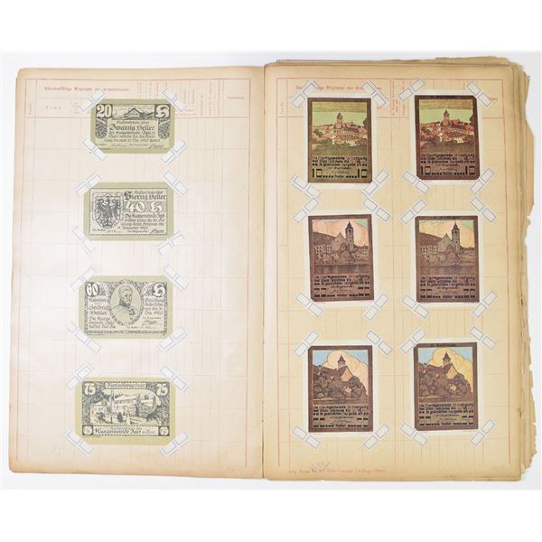 German and Austrian Notgeld, 1917 to 1923, Extensive Municipal Issues.