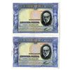 Image 1 : Spain. Banco de Espana, 1935, Issued Banknote Pair.
